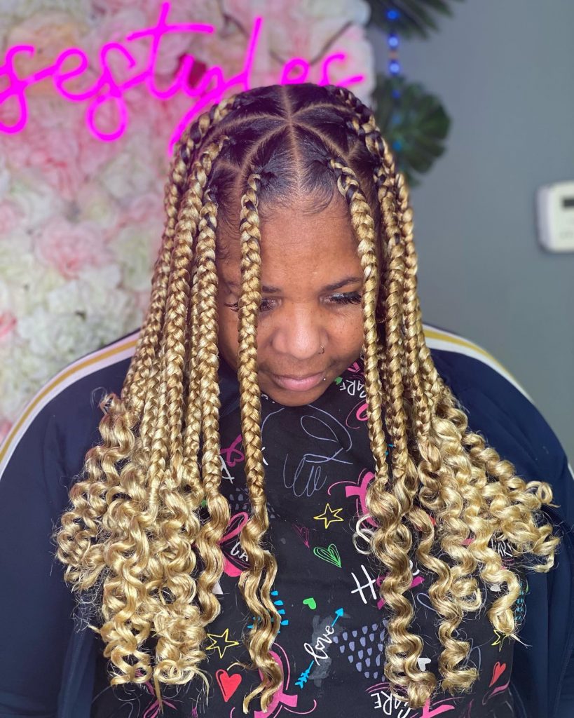 50 + Hottest Jumbo box braids styles that will inspire you