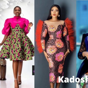 Mind-blowing Ankara and Plain material combination styles for all occasion