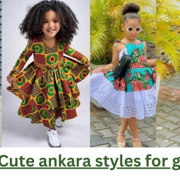 Latest, Cute ankara styles for girl child