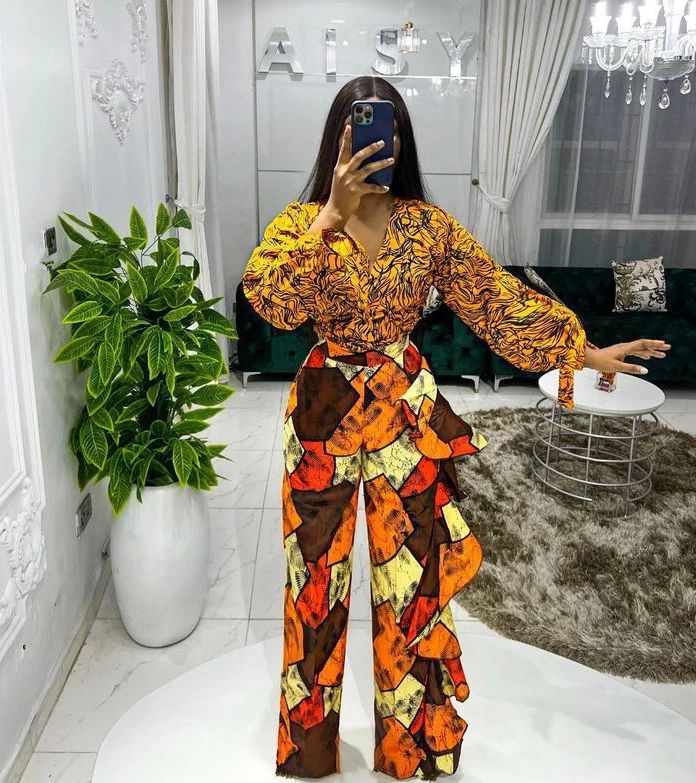 Beautiful and elegant ankara jumpsuit and trouser styles to rock
