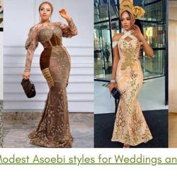 Classy and Modest Asoebi styles for Weddings and Birthdays